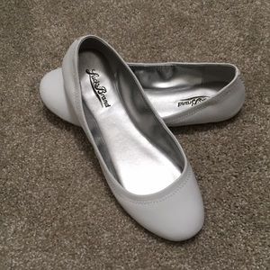 White Lucky Brand Flats